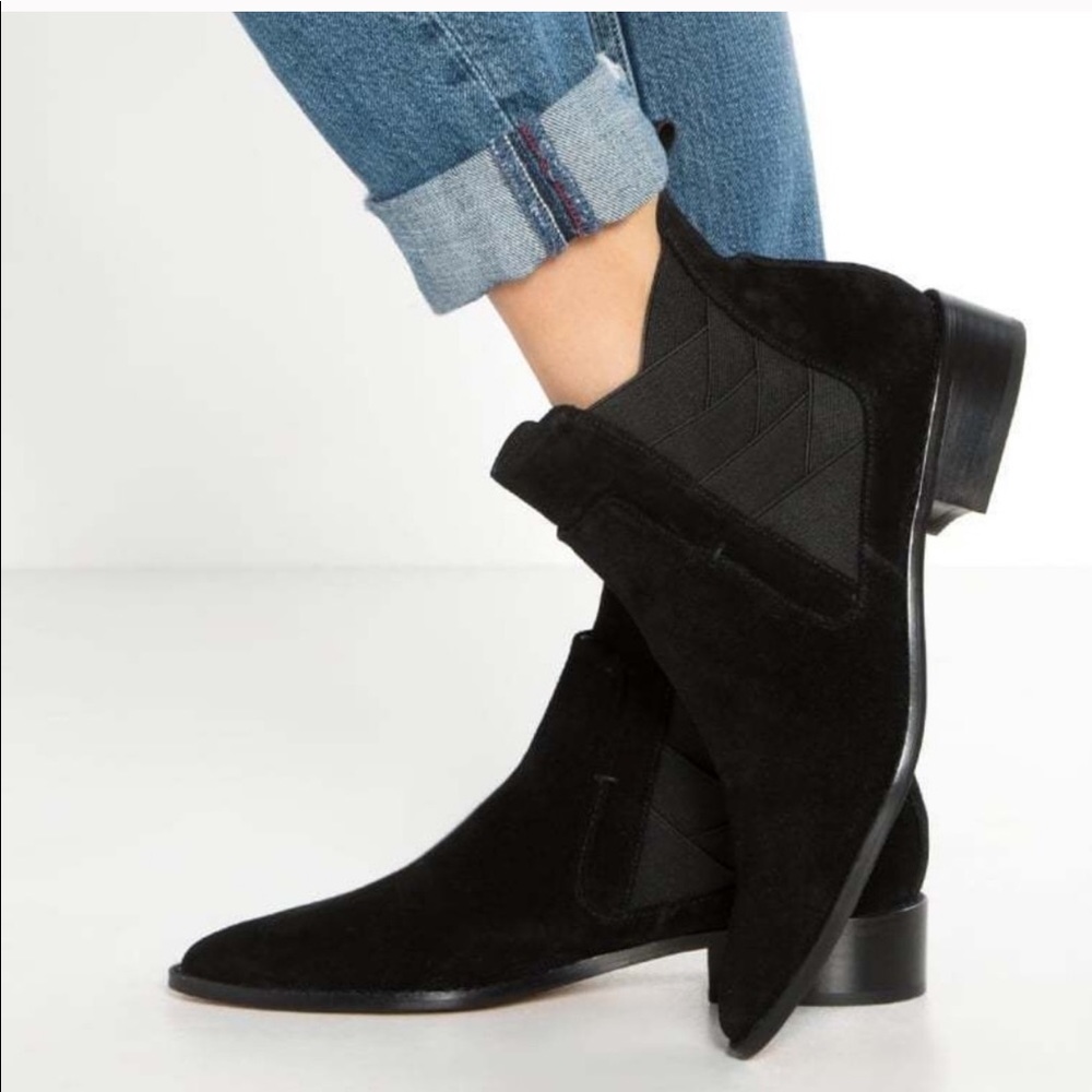 Rebecca Minkoff Jacy Chelsea Suede Ankle Boots